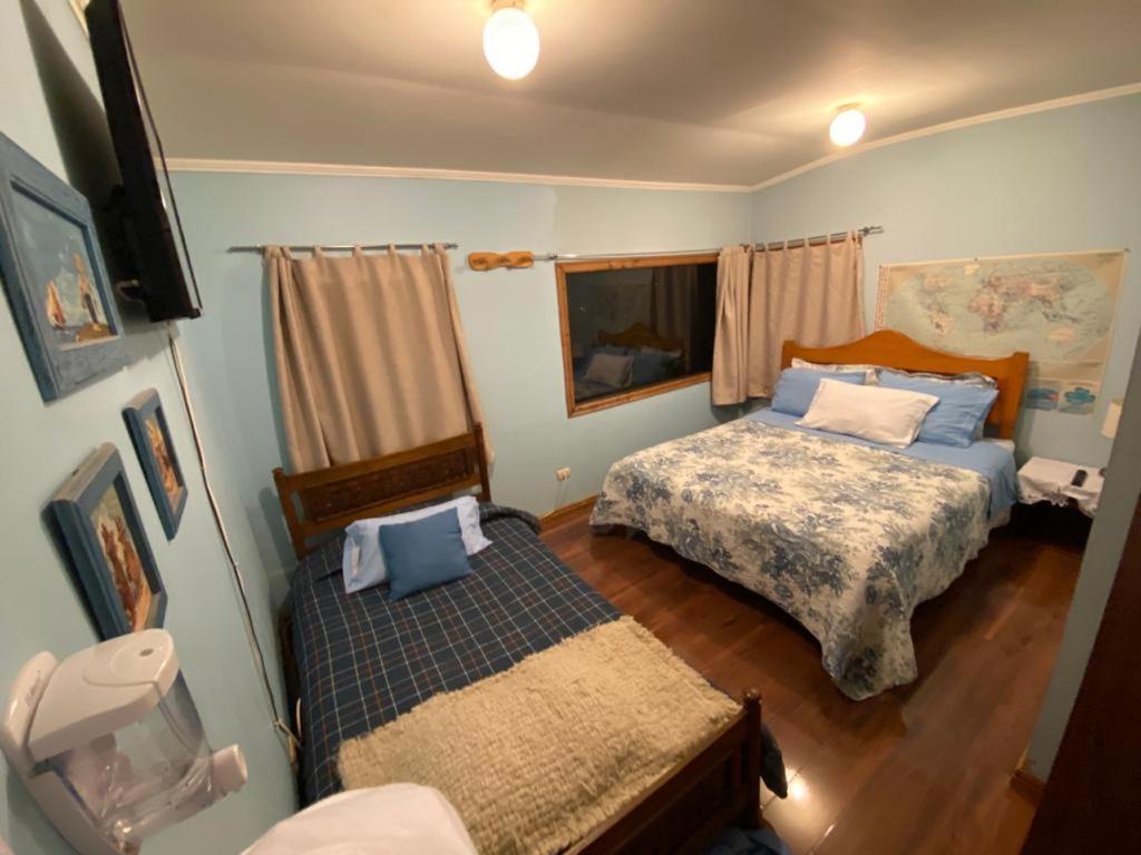 Hostal Y Cabanas Mirando Al Mar Puerto Montt Bagian luar foto